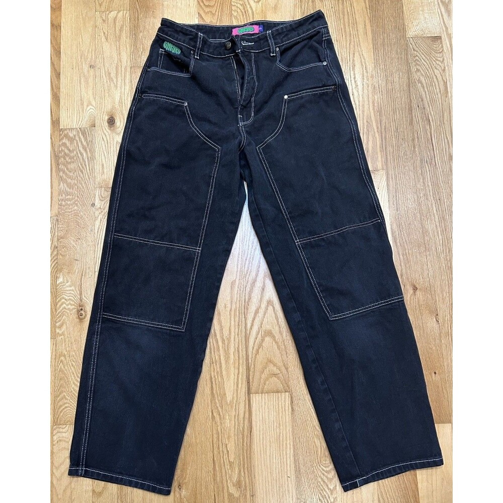 Empyre Tori Sk8 Carpenter Jeans Black Baggy Y2K Skater Women's Size 10